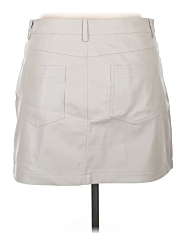 Topshop Faux Leather Skirt (view 2)
