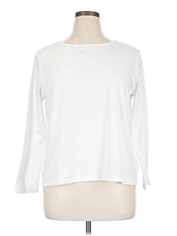 Liz Claiborne 3/4 Sleeve T-Shirt (view 1)