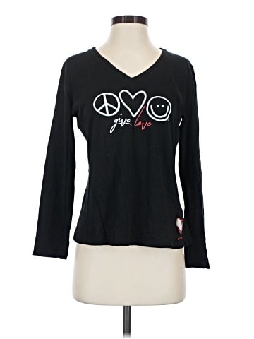 Peace Love World Long Sleeve T-Shirt (view 1)