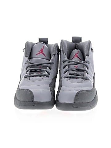 Air Jordan 12 Retro PS 'Wolf Grey Vivid Pink' Sneakers (view 2)