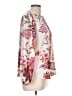 Ann Taylor LOFT 100% Polyester Floral Ivory 3/4 Sleeve Blouse Size Lg Petite - photo 4