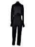 Equipment 100% Polyester Solid Black Jumpsuit Size 4 - photo 2