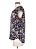 Daniel Rainn 100% Polyester Floral Black Short Sleeve Blouse Size S - photo 5