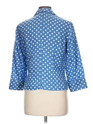 Talbots 3/4 Sleeve Button-Down Shirt (view 2)
