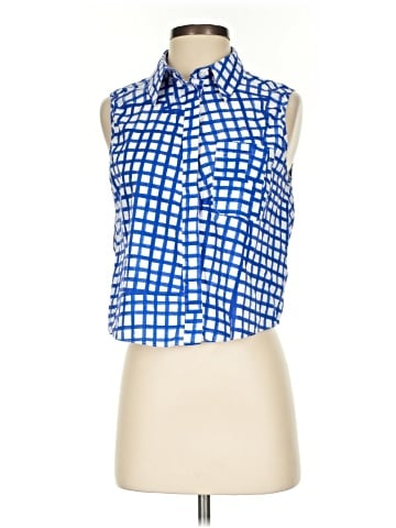 Milly Sleeveless Button-Down Shirt (view 1)