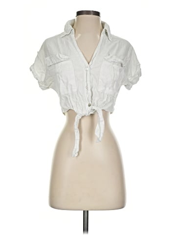 Love Tree Short Sleeve Blouse (view 1)