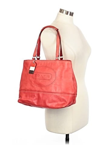 Coach Leather Tote (view 2)