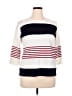 Talbots Stripes White Pullover Sweater Size 1X Petite - photo 1
