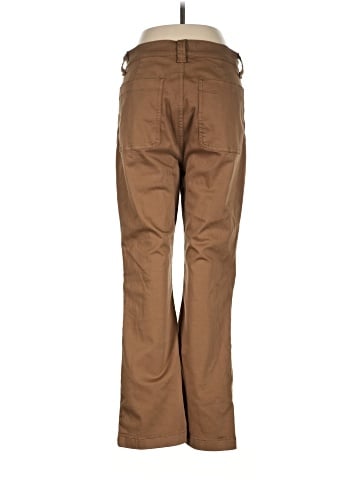 Madewell Kick Out Crop Pants in Garment-Dyed Sateen (view 2)