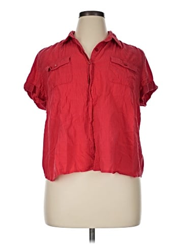 Liz Claiborne Short Sleeve Blouse (view 1)