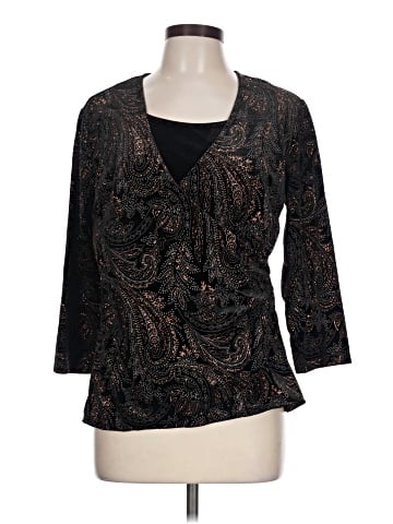 Notations 3/4 Sleeve Blouse (view 1)