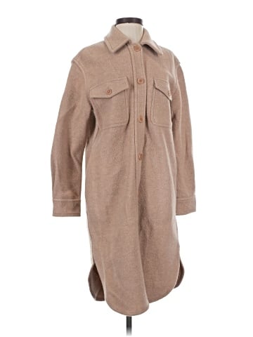 Wilfred Free Wool Coat (view 1)