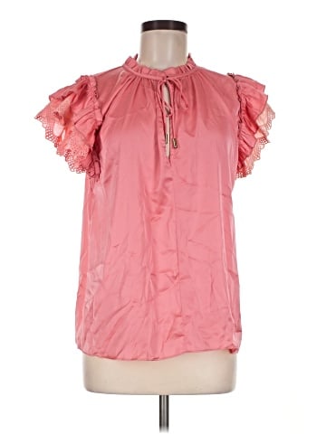 Bishop + Young Short Sleeve Blouse (view 1)
