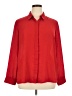 Express 100% Recycled Polyester Red Long Sleeve Blouse Size XL - photo 1