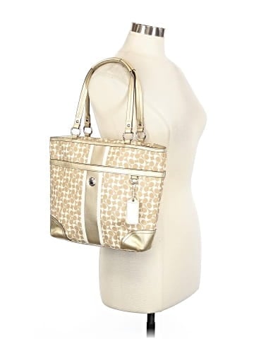 Coach Factory Leather Tote (view 2)