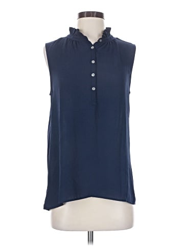 Ann Taylor LOFT Sleeveless Button-Down Shirt (view 1)