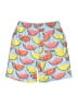 Tea 100% Polyester Print Yellow Board Shorts Size 10 - photo 2