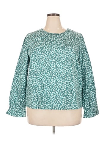 J.Crew Factory Store Long Sleeve Blouse (view 1)