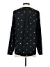 J.Crew Polka Dots Black Long Sleeve Blouse Size S - photo 2