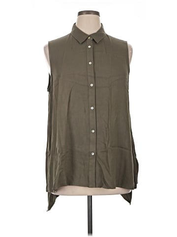 Fever Sleeveless Button-Down Shirt (view 1)