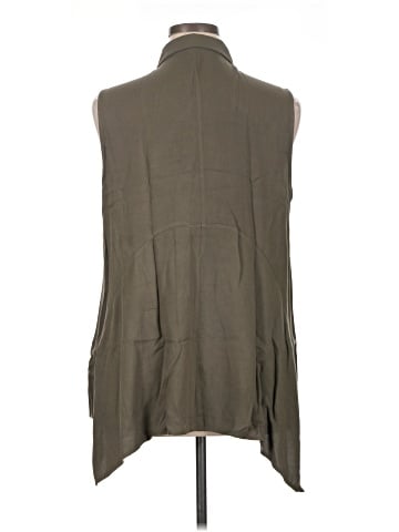 Fever Sleeveless Button-Down Shirt (view 2)
