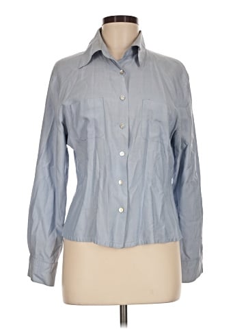 Silkland Long Sleeve Silk Top (view 1)