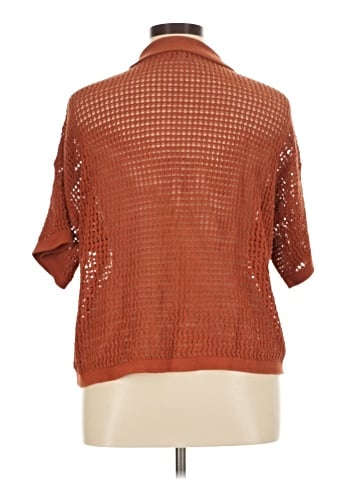 Madewell Crochet Button-Down Sweater Tee (view 2)