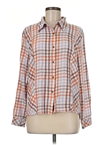 CAbi Long Sleeve Button-Down Shirt (view 1)