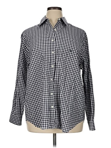 Lauren by Ralph Lauren Long Sleeve Button-Down Shirt (view 1)
