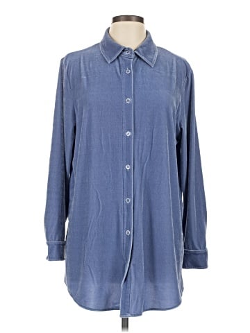 Soft Surroundings Long Sleeve Button-Down Shirt (view 1)