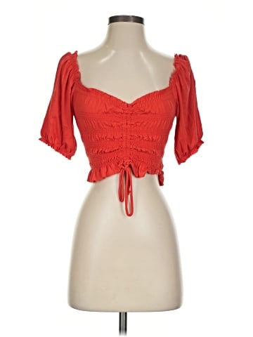 Timing Short Sleeve Blouse (view 1)