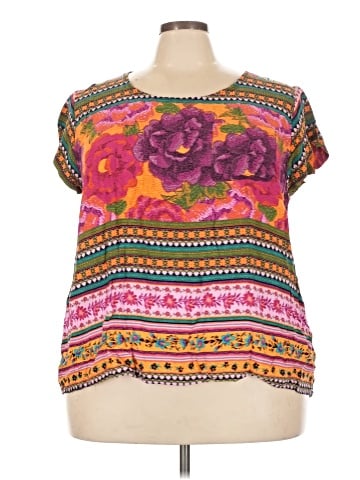 RACHEL Rachel Roy Short Sleeve Blouse (view 1)