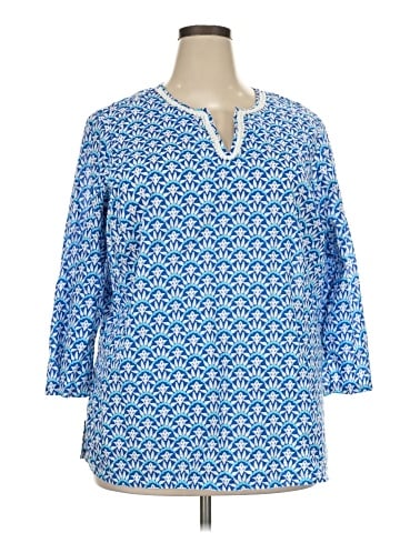 Talbots Outlet 3/4 Sleeve Blouse (view 1)