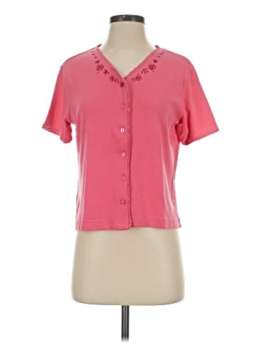 Basic Editions Short Sleeve Blouse (view 1)