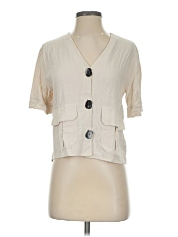 Topshop Short Sleeve Blouse (view 1)
