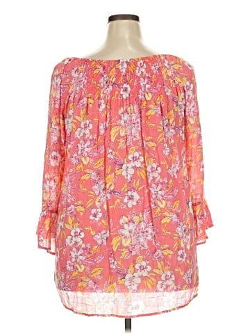 Counterparts 3/4 Sleeve Blouse (view 2)
