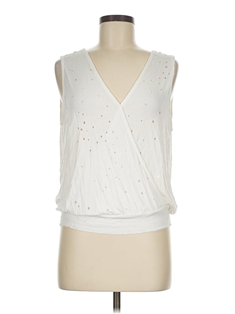 Pre-owned Ariella Sleeveless T-shirt In White