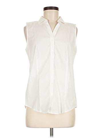 Talbots Sleeveless Button-Down Shirt (view 1)