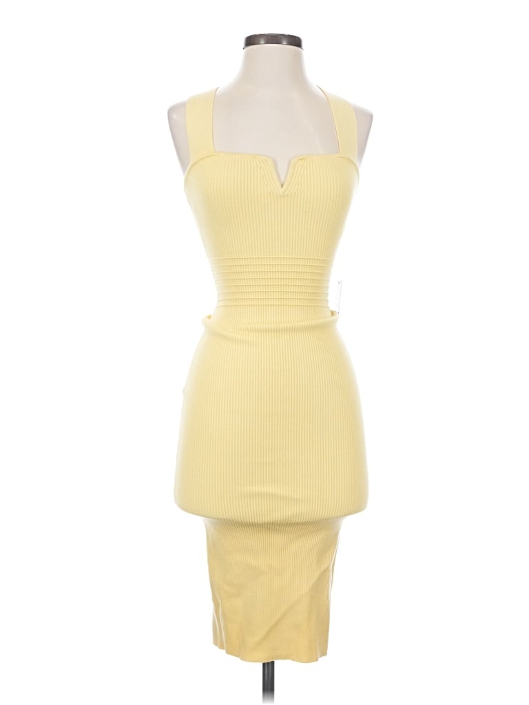 Express Cocktail Dress In Yellow
