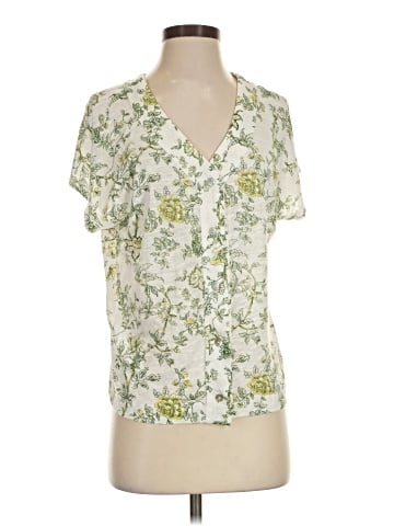 Laura Ashley Short Sleeve Blouse (view 1)