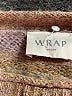 Wrap Chevron-herringbone Gray Pullover Sweater Size 8 - photo 7