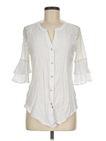 NY Collection 3/4 Sleeve Blouse (view 1)