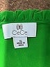 CeCe 100% Polyester Green Short Sleeve Blouse Size XL - photo 7