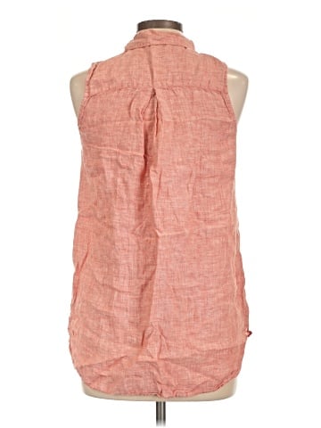 Garnet Hill Sleeveless Button-Down Shirt (view 2)