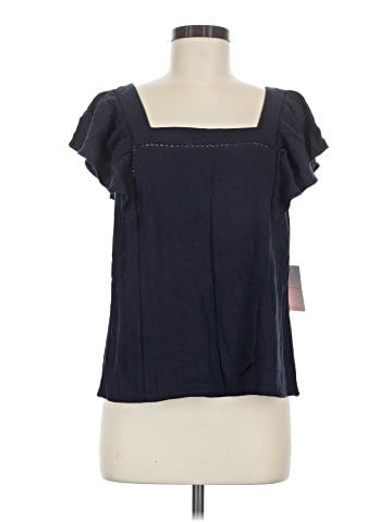 Skies Are Blue Short Sleeve Top (view 1)
