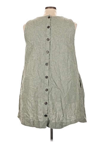 Madewell Plus Linen-Cotton Tank Mini Dress (view 2)