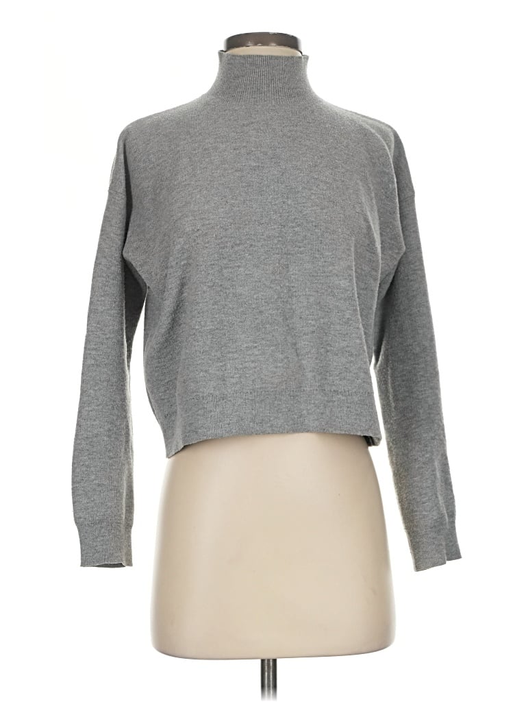 Pre-owned Gianni Bini Turtleneck Sweater In Gray
