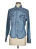 Bongo Blue Long Sleeve Button-Down Shirt Size M - photo 1