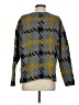 Jamison 100% Acrylic Houndstooth Gray Pullover Sweater Size S - photo 2