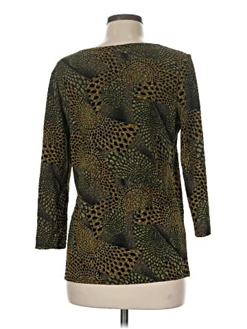 JM Collection 3/4 Sleeve Top (view 2)